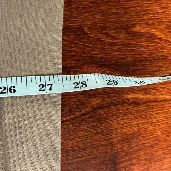 Chico”s Womens Open Front Jacket 2 (L) Cream Tan Black Color Block Ponte Elegant - Picture 10 of 11